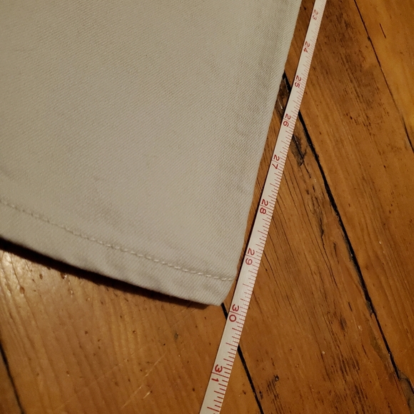 H&M mens skinny fit pants creamwhite color size 32 - Picture 6 of 6